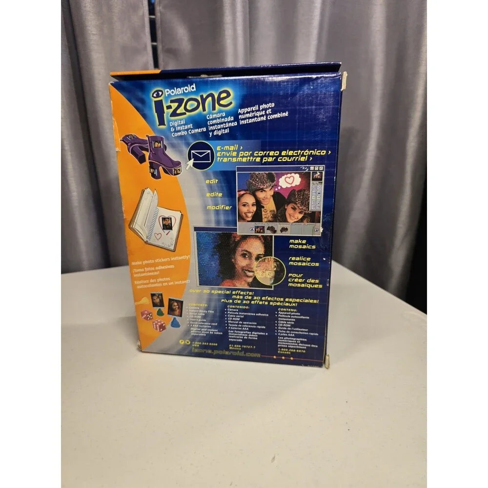 Polaroid I-Zone Digital And Instant Combo Camera. New, open box